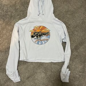 Aspen baby blue hoodie, adorable, new with the tag, really soft material, cute!!